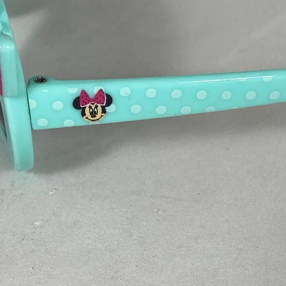 Disney Store Minnie Mouse Sunglasses Mint Green with Pink Bow NWT